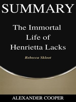 cover image of Summary of the Immortal Life of Henrietta Lacks